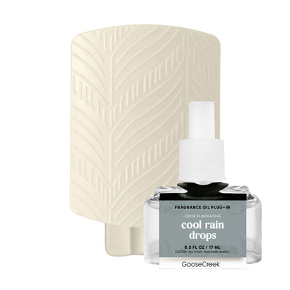 Odor Eliminating Cool Rain Drops Plug-in & Refill Bundle