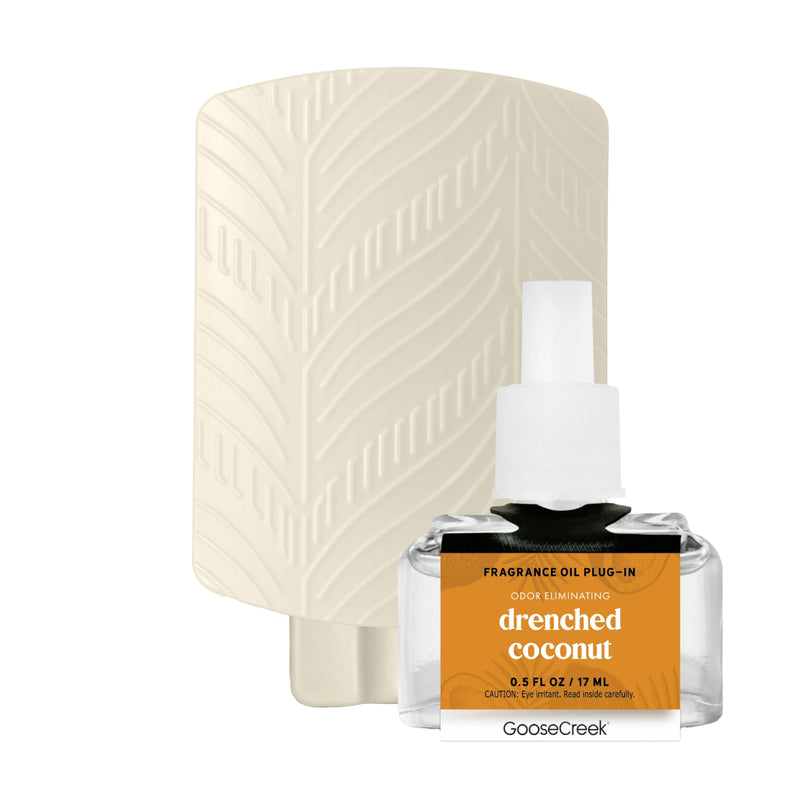 Odor Eliminating Drenched Coconut Plug-In & Refill Bundle JP3A