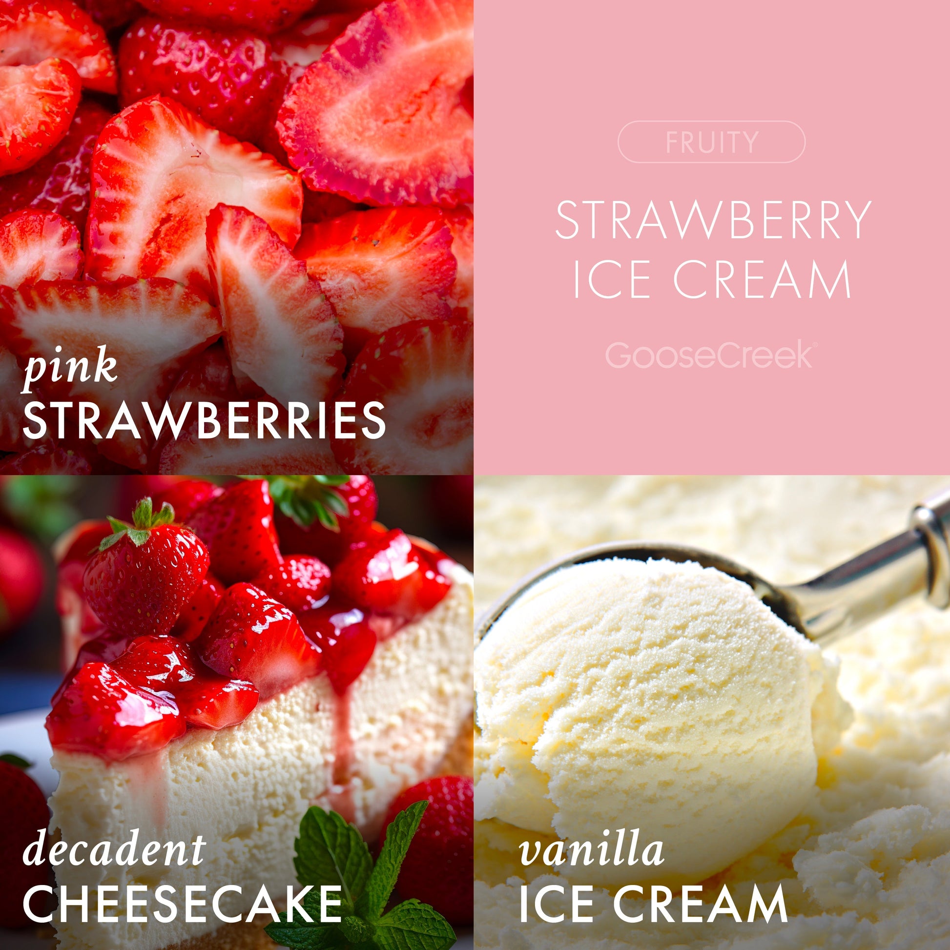 Strawberry Ice Cream 3-Wick Candle