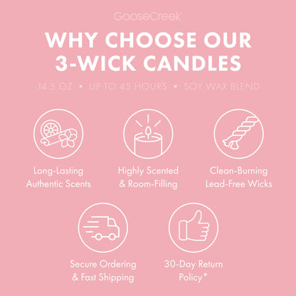 Strawberry Ice Cream 3-Wick Candle