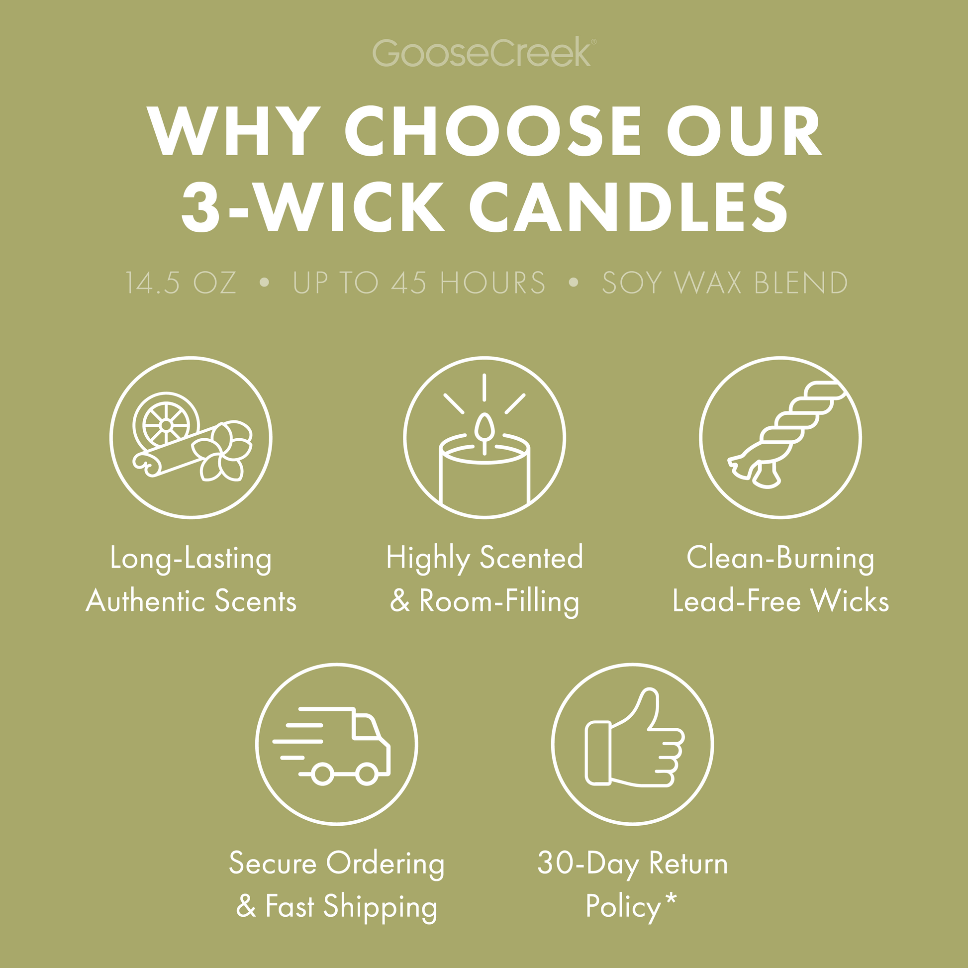 Vanilla Cloud Large 3-Wick Candle