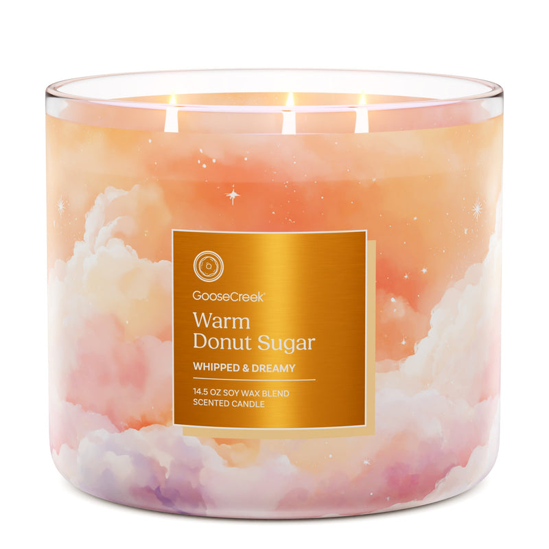 Warm Donut Sugar 3-Wick Candle FJTE
